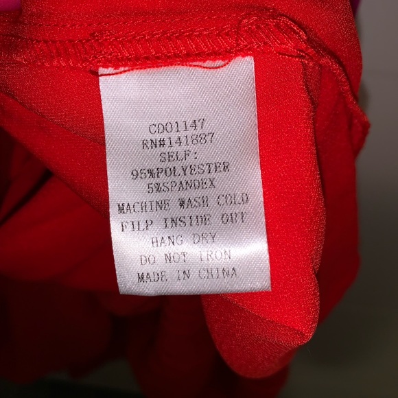 TCEC dress pink/red size M - Picture 9 of 12